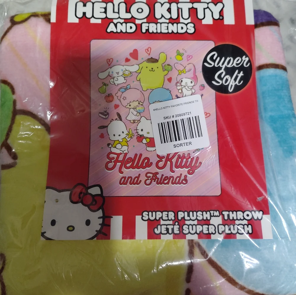 Hello Kitty And Friends Favorite Treats Throw Blanket